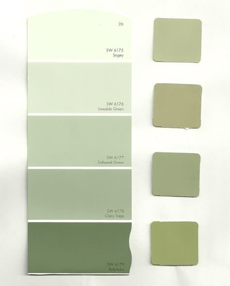 lowes sage green color chart | We are looking for a middle shade of olive or sage to compliment the ... Sage Green Paint, Cottage Shabby Chic, Kitchen Wall Colors, Green Paint Colors, Exterior Paint Colors For House, בר מצווה, House Paint Exterior, Exterior Paint Colors, Green Rooms