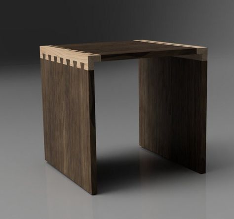 Console Table Design, Routeur Cnc, Wood Furniture Design, Dovetail Joints, Wood Tools, Digital Svg, Cnc Router, Wooden Table, File Types