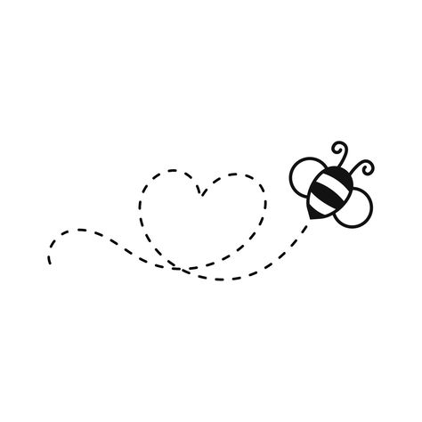 Bumble Bee Line Drawing, Easy Bee Sketch, Simple Bee Design, How To Draw A Honey Bee, Bees Drawing Simple, Bee Outline Drawing, How To Draw A Bumble Bee, Honey Drawing Simple, Bee Simple Drawing