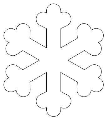 Easy Snowflake Template Printable Free, Snowmen Patterns Free Printable, Snowflake Pattern Templates, Snowman Template Free Printable, Snowflake Template Printable Free, Winter School Decorations, Felt Crafts Patterns Templates, Snowflakes Template, Snowflake Clip Art