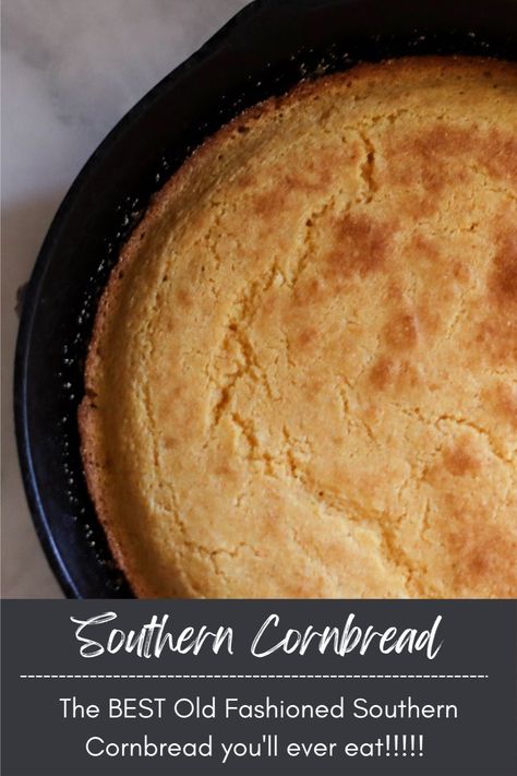 Cornbread Recipe With Buttermilk, Savory Cornbread Recipe, Recipe With Buttermilk, Old Fashioned Cornbread, Southern Cornbread Recipe, Southern Style Cornbread, Cornbread Recipe Sweet, Cornbread Salad, Buttermilk Cornbread