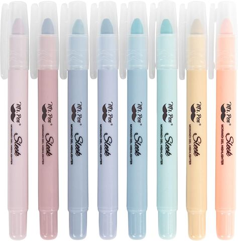 Amazon.com : Mr. Pen- Gel Highlighter, 8 Pack, Morandi Colors, Bible Highlighters No Bleed, No Bleed Highlighters, Bible Highlighter, Bible Markers, Gel Highlighters for Bibles, Highlighter : Office Products Bible Markers, Gel Highlighters, Erasable Highlighters, Pastel Highlighter, Bible Journaling Supplies, Pen Brands, Fineliner Pens, Bible Study Tools, Liquid Highlighter