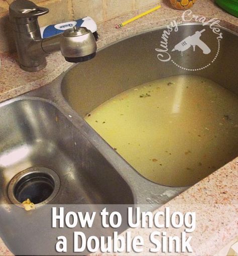 Unclog Kitchen Sink, Best Drain Cleaner, Clogged Sink Drain, Kitchen Sink Clogged, Drain Unclogger, Unclog Sink, Drain Repair, Best Kitchen Sinks, Double Kitchen