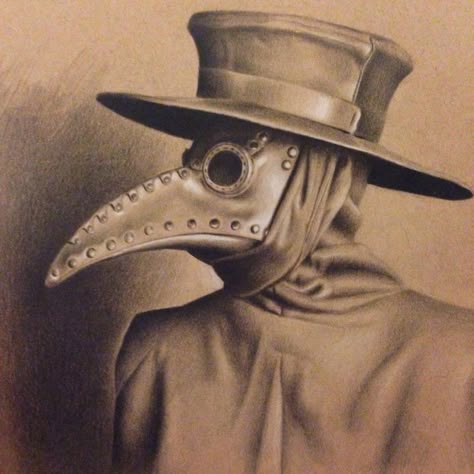 Plague Doctor Drawing I Made - Imgur Collage, Pins