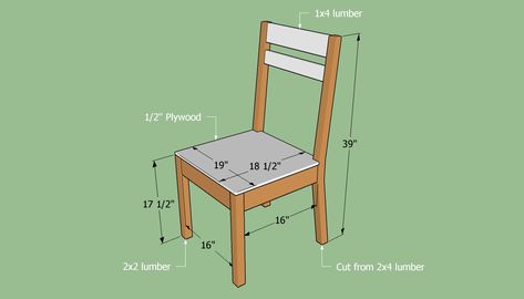 Building a simple chair Wooden Chair Plans, Chair Making, Intarsia Wood Patterns, Simple Chair, Chair Drawing, Woodworking Plans Pdf, Minimalist Chair, Diy Dining, Chair Wood