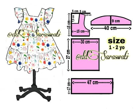 ❤❤❤ . . . . . . . . . . . #kidsdress #polabajuanak #sketsa #referensi | Instagram Sewing Patterns Kids Dress, Crochet Baby Girls, Baby Dress Tutorials, Girls Frocks, Projek Menjahit, Baby Clothes Patterns Sewing, Kids Clothes Patterns, Sewing Baby Clothes, Girls Dress Sewing Patterns