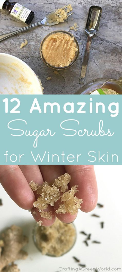 Treat yourself to some of these sugar scrub recipes for winter skin. The sugar and oils soften your skin while the scents improve your mood. Winter Sugar Scrub, Winter Lip Scrub Diy, Winter Body Scrub Diy, Winter Pedicure, Hand Scrub Diy, Homemade Coffee Scrub, Coffee Sugar Scrub, Easy Sugar Scrub, Holiday Skin