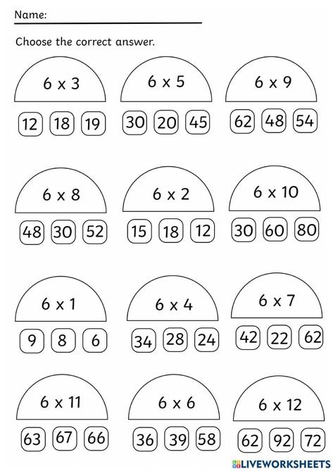 Muliplication online worksheet for 1-9. You can do the exercises online or download the worksheet as pdf. Multiplication 2 Digit By 1, Times Tables Worksheets, Math Multiplication Worksheets, Math Tables, Multiplication Word Problems, 4th Grade Math Worksheets, Math Sheets, Learning Mathematics, Letter Tracing Worksheets