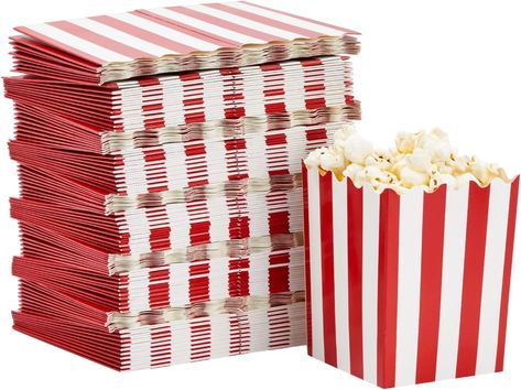 Movie Party Theme, Movie Night Party Decorations, Mj Thriller, Paper Popcorn, Movie Night Decorations, Film Party, Popcorn Containers, Movie Night Birthday, Night Birthday Party