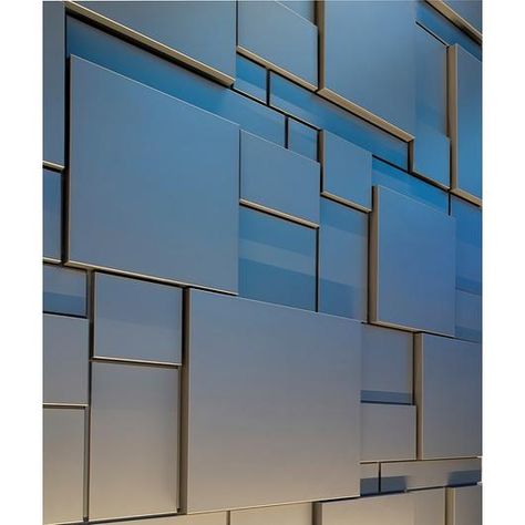 Metal Panels - Shadow Series from Dri-Design Boundary Wall Design Ideas, Boundary Wall Designs, Panel Design Ideas, Office Facade, Boundary Wall Design, Wall Design Ideas, Boundary Wall, Metal Wall Panel, Metal Facade