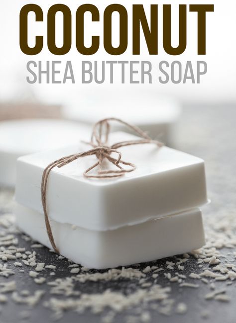 Shea Butter Soap Recipe, Diy Soap Bars, Savon Diy, Diy Soap Recipe, Săpunuri Handmade, Handmade Soap Recipes, Coconut Soap, Soap Making Recipes, Diy Kosmetik