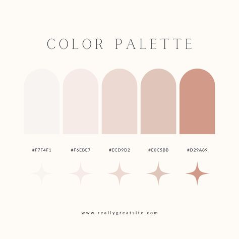 Pastel Light Brand Color Palette Instagram Post - Templates by Canva Color Palette Instagram, Nude Color Palette, Beige Color Palette, Desain Buklet, Hex Color Palette, Aesthetic Color, Real Estat, Color Schemes Colour Palettes, Brand Color Palette