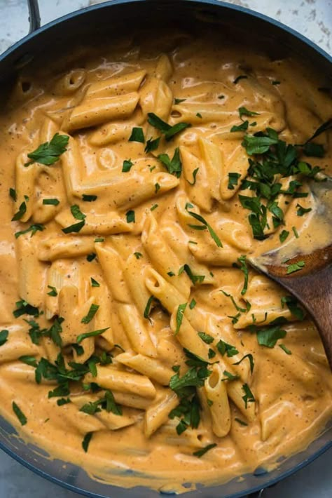 Sweet Potato Pasta Recipe, Sweet Potato Pasta Sauce, Sweet Potato Sauce, Sweet Potato Pasta, Potato Sauce, Freeze Sweet Potatoes, Crispy Sweet Potato, Potato Pasta, Dairy Free Dinner