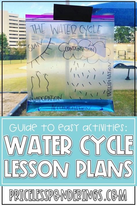 Teaching students about science couldn't be easier with these water cycle activities. Save the pin to learn more! Water Cycle Lessons, Water Cycle Project, Water Cycle Activities, Fourth Grade Science, Second Grade Science, Stem Ideas, Energy Activities, Interactive Notebook Activities, Interactive Science