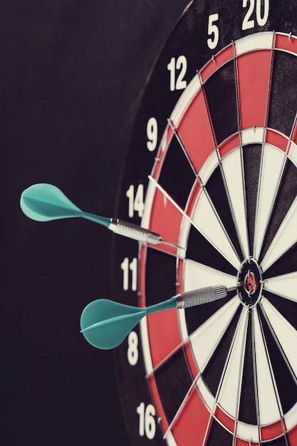 Darts in the board | Free Photo #Freepik #freephoto #dart-board #dartboard #dart #target-board Dart Game Aesthetic, Throwing Darts Aesthetic, Playing Darts Aesthetic, Dartboard Aesthetic, Dart Games Ideas, Dart Board Aesthetic, Darts Board Ideas, Darts Wallpaper, Darts Aesthetic