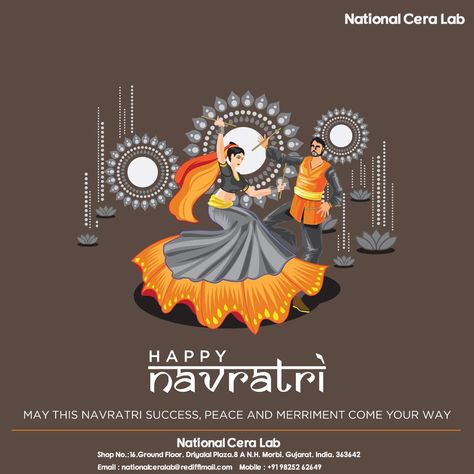 National Cera Lab Navratri Festival Post By Infusion Creative studio Navratri Poster, Navratri Greetings, Happy Navratri Wishes, Dussehra Wishes, Men's Boutique, Chaitra Navratri, Navratri Wishes, Festival Post, Navratri Festival