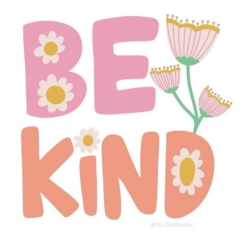 Pink Wallpaper Quotes, Action For Happiness, I Letter, Be Kind To Others, D Letter, B Letter, Stay Kind, Illustration Quotes, Please Stay