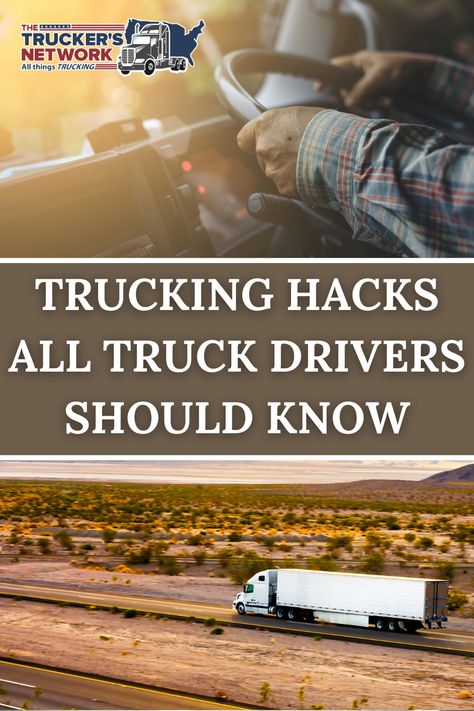 Truck Driver Hacks, Truck Driver Organization Ideas, Trucker Life Hacks, Over The Road Trucking Life Ideas, Semi Truck Living, Truck Driver Meals, Truck Dispatching, Work Truck Organization, Truck Dispatcher