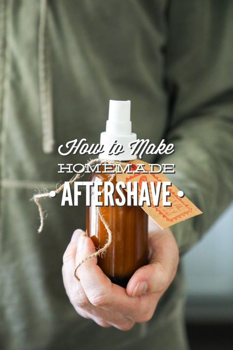 So easy! Homemade aftershave with two scent options. Homemade Aftershave, Diy Aftershave, Diy Toiletries, Vetiver Essential Oil, Mountain Rose Herbs, Gentlemans Club, Shaving Oil, Glass Spray Bottle, Natural Body Care