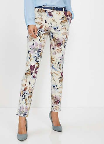 Cotton Trousers, Fashionable Clothes, Printed Trousers, Work Clothes, Trousers Women, Work Outfit, Farmer, Pajama Pants, Floral Print