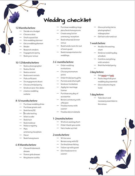 Wedding checklist (Downloadable only) Wedding Planning List, Wedding Planner Book, Wedding Planning Timeline, Wedding List, Plan Book, Future Wedding Plans, Planning Checklist, Book Party, Wedding Planning Checklist