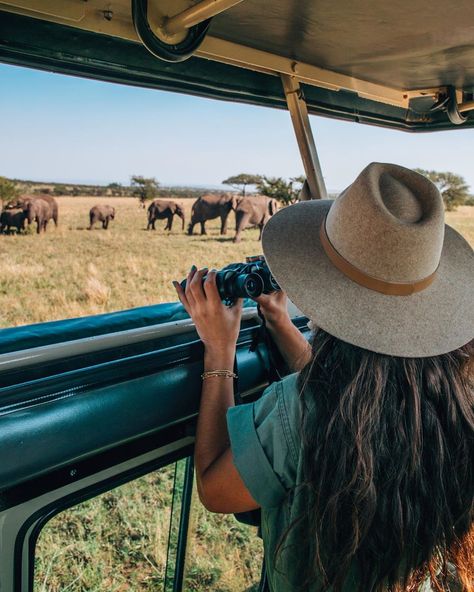 ✿ BON VIVANTS CREATIVE ✿ on Instagram: “Africa, you are pure magic 🇹🇿 It was seriously a dream to wake up every morning and go on safari game drives with @fsserengeti ✧…” 20s Life, Safari Game, Safari Outfits, Serengeti National Park, On Safari, Personal Photography, First Encounter, Africa Safari, Game Reserve