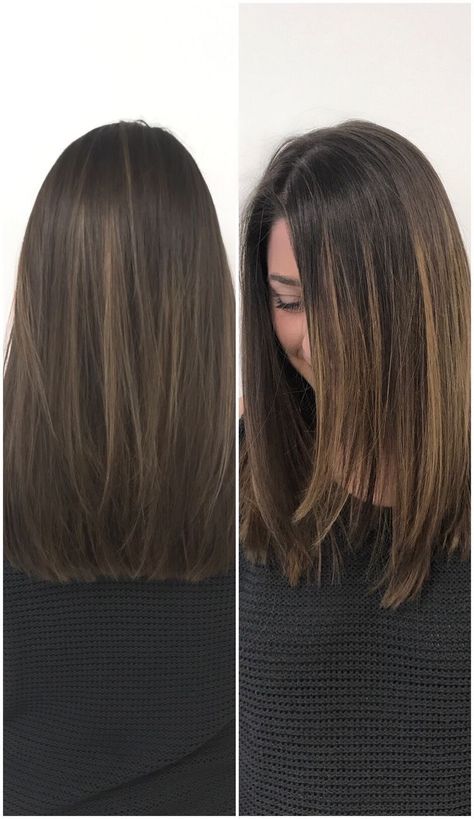 Hair Goal 2018 Spring Medium Length Brown Hair, Haircut Boys, Straight Hairstyles Medium, Layers Medium, Fall Hair Cuts, Haircut And Color, Medium Hair Cuts, Hairstyles Medium, Cool Hair Color