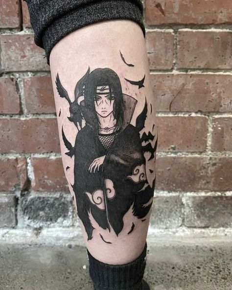 Tattoo ideas female Itachi Sasuke Tattoo, Sasuke Uchiha Tattoo Ideas, Naruto Sasuke Tattoo, Itachi Uchiha Tattoo Ideas, Weeb Tattoos, Sasuke Tattoos, Sasuke Uchiha Tattoo, Hunterxhunter Tattoo, Gaara Tattoo Ideas