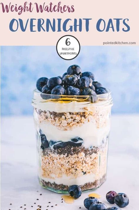 Chia Seed Overnight, Chia Seed Overnight Oats, Oat And Raisin Cookies, Overnight Oats In A Jar, Overnight Oats With Yogurt, Blueberry Overnight Oats, Chia Overnight Oats, Oat Recipes Healthy, Overnight Oats Recipe Healthy