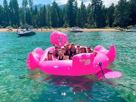 Bachelorette Party Themes Lake, Summer Bachelorette Party Themes, Tahoe Bachelorette Party, Bachelorette Party Lake Weekend, Lake Tahoe Bachelorette, Lake Tahoe Bachelorette Party, Bachelorette Party Cowgirl, Tahoe Bachelorette, Bachelorette Locations