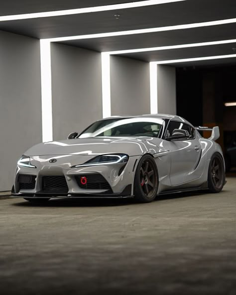 The Supra is powered by two BMW-sourced engine options: a turbocharged B48 2.0-litre inline-four or a turbocharged B58 3.0-litre inline-six. The 2.0-litre engine was initially offered in Japan, select Asian countries and Europe. One of the most notable aspects of the 2020 GR Supra is its acceleration. With a 3.0-L Turbo Inline-6 engine, the car can go from 0-60 mph in just 3.8 seconds. This makes it the fastest supra in the world.
#sportscar #racing #racingcar #worldfastercar #sports #supra #mk5 Toyota Super Car, Mk 5 Supra, Supra Mk5 Wallpaper, Mkv Supra, Supra Mk 5, Mk5 Supra, Cars Supra, Car Supra, Toyota Supra Mk5