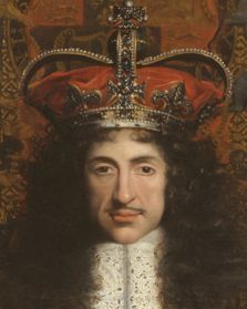 King Charles II ♚ Born on May 29th, 1630 at St. James Palace, London England. Charles Ii Of England, House Of Stuart, English Monarchs, Big Crown, Bayeux Tapestry, Royal Collection Trust, Royal Portraits, Charles Ii, Hair Portrait