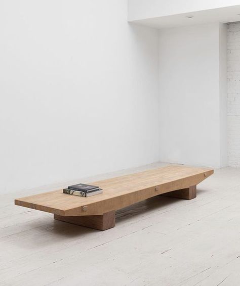 Japanese Zen Interior, Tv Cabinet Living Room, Minimalist Wood Furniture, Meja Sofa, Bench Coffee Table, Zen Interiors, Furniture Design Ideas, Cabinet Living Room, Coffee Table Bench