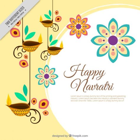 Decorative floral  happy navratri background of candles | Premium Vector #Freepik #vector #background #floral #flowers #floral-background Navratri Creative Post, Dashain Wishes, Festivals Illustration, Navratri Post, Navratri Creative, Happy Chaitra Navratri, Navaratri Images, Navratri Greetings, Happy Navratri Wishes