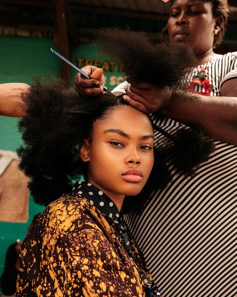 The Hair Appointment: OBAASIMA, on InStyle Magazine on Behance Nigerian Culture, Classic Haircut, I Love Being Black, Pelo Afro, Black Photography, Hair Appointment, My Culture, Hair Done, African Hairstyles