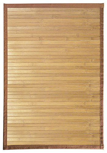 InterDesign Bamboo Floor Mat – Ideal Mat for Kitchens, Bathrooms or Offices - 17” x 24”, Natural Bamboo Floor Mat, Bamboo Floor, Gym Bathroom, Bamboo Mat, Basket Weaving Diy, Cappuccino Maker, Porch Welcome Sign, Bamboo Design, Bamboo Flooring