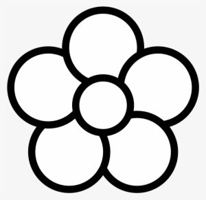 5 Petal Flower Drawing, Five Petal Flower Drawing, Metis Flower Patterns, Flower Clip Art Black And White, Flower Clipart Black And White, 5 Petal Flower, Quilt Flowers, Five Petal Flower, Simple Flower Drawing