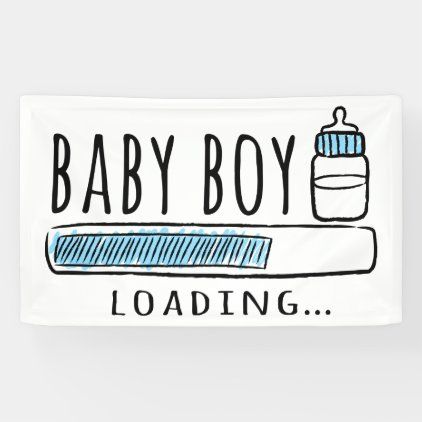 It's A Baby Boy Announcement, Baby Boy Sayings, It’s A Boy, Its A Boy Announcement Quotes, Its A Baby Boy Images, Its A Boy, Babyshower Background Boy, Baby Loading, Baby Boy Banner