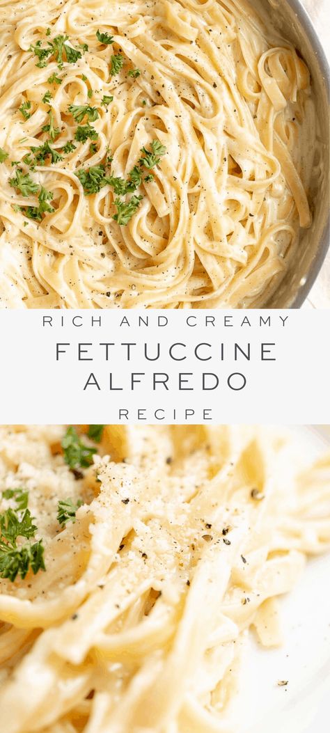 Pasta Fetuccini, Fettucini Alfredo Recipe, Homemade Fettuccine, Fettuccine Alfredo Recipe, Alfredo Sauce Recipe Easy, Alfredo Sauce Recipe Homemade, Pasta Recipes Alfredo, Fettuccine Alfredo Recipes, Fun Room