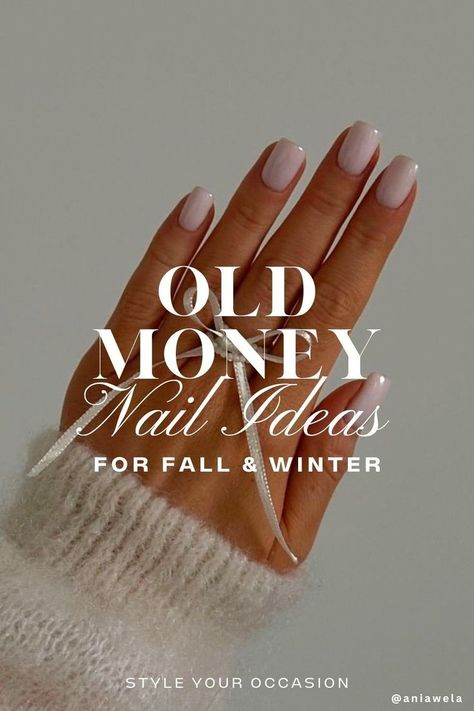 Searching for elegant old money nail ideas for fall and winter 2024? Quiet luxury nails are a top nail trend in 2024, and we’re sharing chic, simple nail styles to achieve that old money aesthetic. From short, French tip, red, almond, or oval nails, we have the perfect demure nail ideas to elevate your look. fall nails 2024, winter nails Trendy Nails Fall 2024 Short, Autumn Nail Trends 2024, Fall 2024 Manicure, Nude Fall Nail Colors, Fall Manicure 2024, Fall Clean Girl Nails, Short Old Money Nails, Fall 2025 Nails, Modern Fall Nails