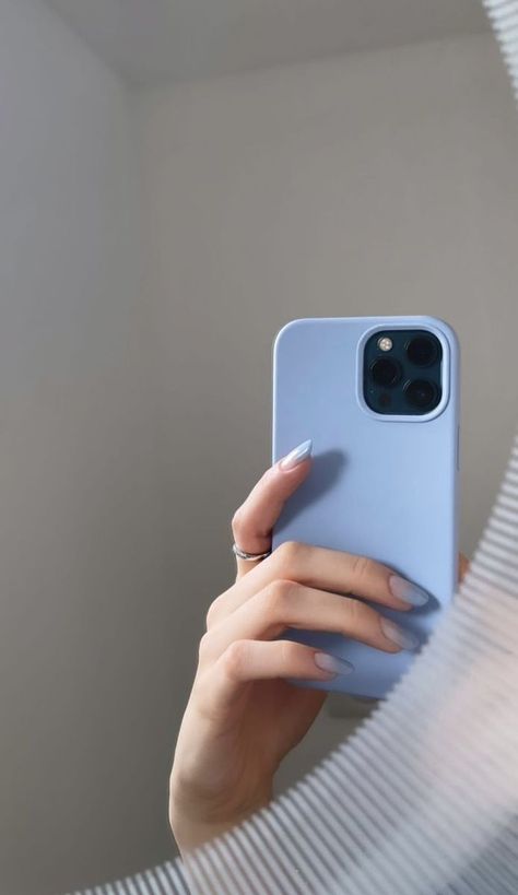 Blue Feeds, Long Press On Nails, Blue Phone Case, Baby Blue Aesthetic, Light Blue Aesthetic, Iphone Obsession, Blue Aesthetic Pastel, Pretty Phone Cases, Blue Cases