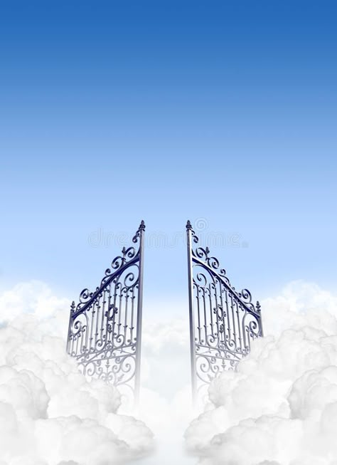 Stairs To Heaven Tattoo, Gates Of Heaven Tattoo, Gates To Heaven, Stairway To Heaven Tattoo, Heaven Tattoo, Cemetery Gates, Heaven Images, Heaven Pictures, Heaven Wallpaper