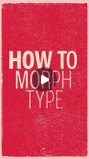 Pixrate on Instagram: "Behind every complicated animation I make is this simple process of morphing typography. You start with simple text, and from there, it's just a matter of moving key frames around and stacking different effects. . . . . . #kinetictypography #typography #typeposter #aftereffects #motionposter #motiontype #motionaep #tutorial" Text Morph Animation, Stop Motion Typography, Morphing Typography, Moving Typography, Simple Text Animation, Morphing Animation, Motion Text, Animated Typography, Motion Typography