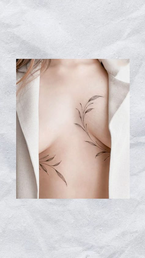 Nghệ thuật xăm tận nhà khắp 12 quận SG | Booking: 0967534979 Underboob Tattoo Designs, Mastectomy Tattoo, Tato Minimal, Idee Babyshower, Anklet Tattoos, Chest Tattoos For Women, Tatuaje A Color, Subtle Tattoos, Spine Tattoos