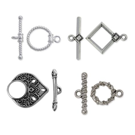 Clasps For Jewelry, Mens Diamond Jewelry, Toggle Necklace, Jewelry Chain, Jewelry Clasps, Silver Design, Bracelets And Necklaces, Necklaces And Bracelets, Bracelet Clasps