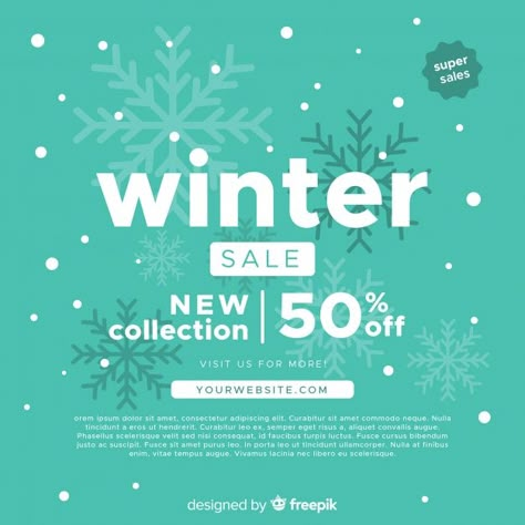 Winter Banner Design, Winter Sale Design, Winter Sale Poster, Winter Sale Banner, Sale Background, Summer Sale Banner, Winter Poster, Mail Template, Christmas Graphic Design