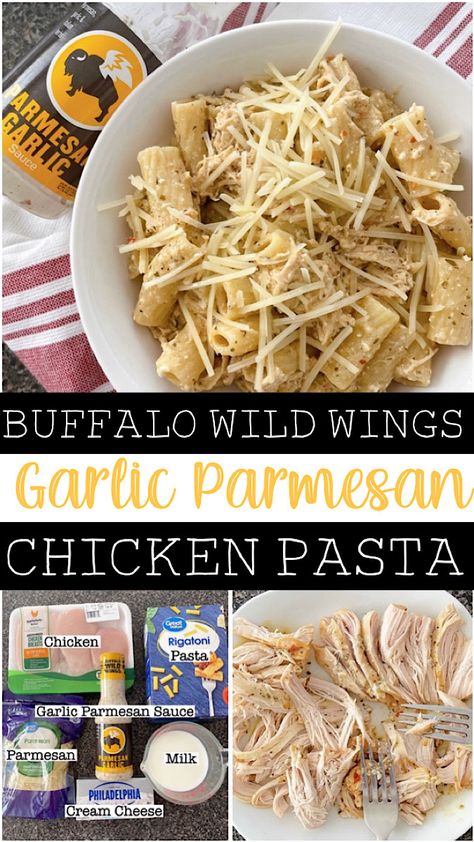 Buffalo Wild Wings Chicken Pasta - The Mommy Mouse Clubhouse Bww Garlic Parm Chicken Pasta Crockpot, Crockpot Recipes Garlic Parmesan Chicken, Garlic Chicken Pasta Instant Pot, Buffalo Wings Parmesan Garlic, Instant Pot Garlic Parmesan Chicken Pasta, Recipes With Garlic Parmesan Wing Sauce, Garlic Parmesan Pasta Instant Pot, Instapot Garlic Parmesan Pasta, Viral Garlic Parm Pasta