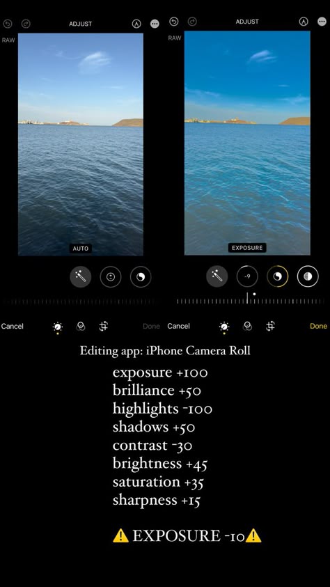 Iphone Photo Editing Settings, Iphone 13 Editing, Clear Photo Editing Iphone, How To Brighten Photos On Iphone, Filters On Iphone, Landscape Photo Editing Iphone, Preset For Iphone, Iphone Image Editing, Professional Photo Edit Iphone