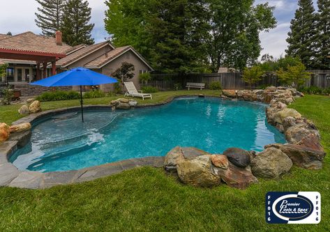 Freeform Pool Designs, Inground Pool Designs, Freeform Pools, Pools Backyard Inground, Swimming Pool Landscaping, Pool Remodel, Natural Swimming Pools, Gunite Pool, Inground Pool