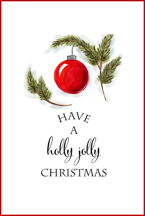 Free Christmas Printables | Have a Holly Jolly Christmas | DIY Wall Art, Crafts, Cards | onsuttonplace.com Have A Holly Jolly Christmas, Holly Jolly Christmas, Crafts Cards, Free Christmas Printables, Jolly Christmas, Noel Christmas, Merry Little Christmas, Christmas Love, Christmas Quotes